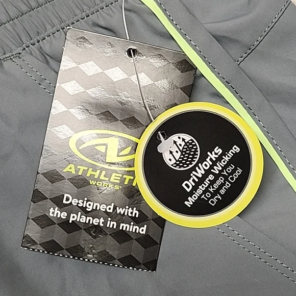 NWT Athletic Works Women's Pull-On Core Piped Run Shorts Size XXXL 22 Green - Picture 4 of 12